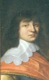 Graaf Johan Ernst van Nassau-Siegen. Detail van een schilderij in het Stadhouderlijk Hof, Leeuwarden.