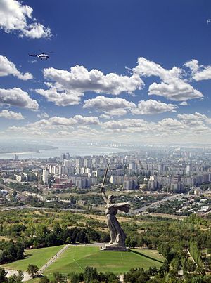 볼고그라드의 조감도