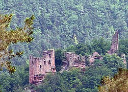 Ruines du château Wasigenstein.