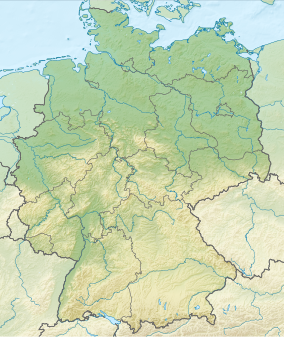 Map showing the location of Pfaueninsel