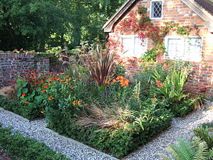 Cottage garden, engelsk trädgård