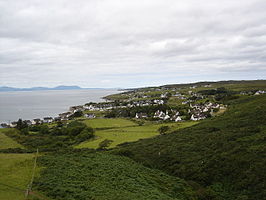 Gairloch met op de achtergrond Loch Gairloch