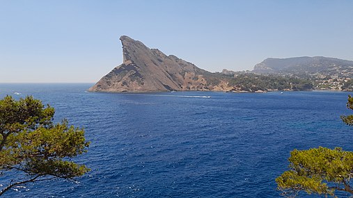 Bec de l'Aigle et baie de La Ciotat.