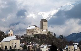 Sargans met die gelyknamige kasteel