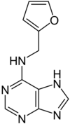 Structuurformule van kinetine