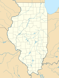 Map showing the location of Kidd Lake State Natural Area