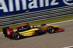 GP2に参戦するDAMS（2011年）、ドライバーはロマン・グロージャン