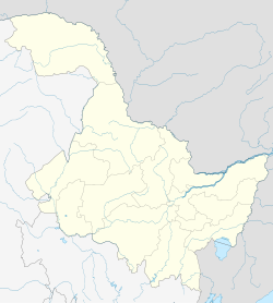 Mishan is located in Heilongjiang