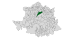 Localización del municipio de Plasencia en la provincia de Cáceres