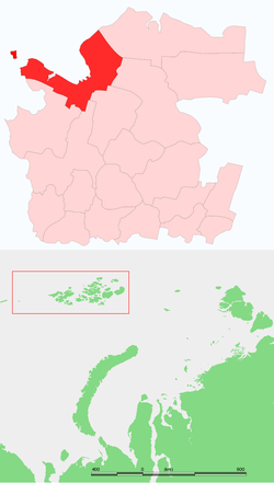 Location of Piejūras rajons