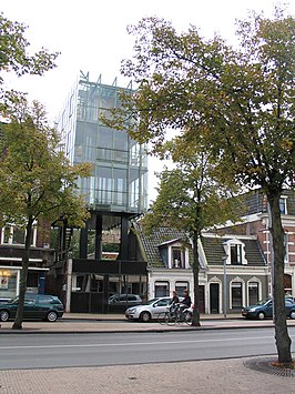 Woon-werkhuis aan het Gedempte Zuiderdiep in 2007