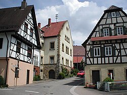 Historical houses in Wainstädter Straße