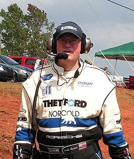 Rob Dyson tijdens de Petit Le Mans in 2007.