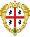 Blason de la Sardaigne.