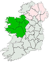 Location of Connacht