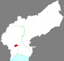 Location in Jinzhou