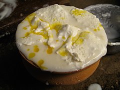 Lassi in an earthenware drinking vessel