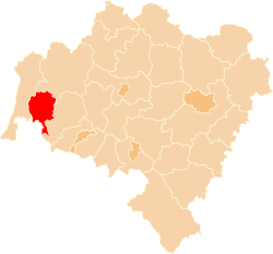 Location within the voivodeship