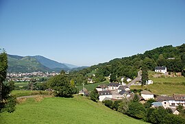 Bourréac village with outlook on Lourdes