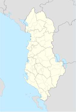 Qafë is located in Albania