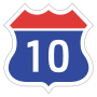 Expressway No.10 shield}}