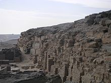 Single step of a pyramid that was converted into a square mastaba