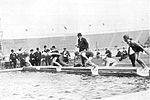 Jeux olympiques modernes : * Dimítrios Vikélas Premier Président du Comité International Olympique, historien et écrivain grec. * Natation aux Jeux olympiques de 1900 * Pêche à la ligne aux Jeux olympiques de 1900 (si, si) * Natation aux Jeux olympiques de 1908 * 1 500 mètres nage libre masculin aux Jeux olympiques d'été de 1924