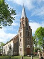 Evangelisch-Lutherische Kirche Žeimelis, erbaut 1786–1793, Turm von 1889–1890