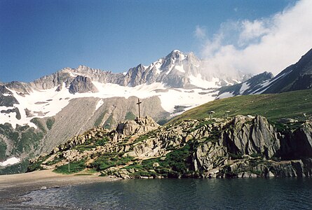 Nufenenpass od jihu