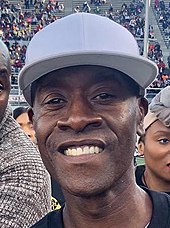 Don Cheadle no Magic City Classic em Birmingham, Alabama, em 2018