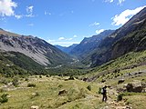 Haute vallée de Pineta dans l'est.