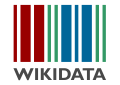 Wikidata transparent logo with text (SVG, [en] English)