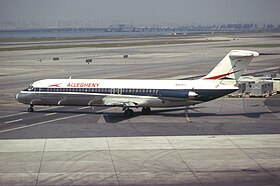 Un Douglas DC-9-31 d'Allegheny Airlines, semblable à celui impliqué dans l'accident.