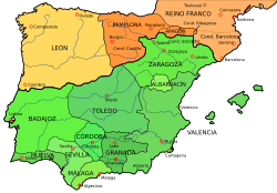 Situación de Reino de Navarra