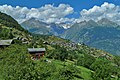 Zeneggen mit Berner Alpen (Aufnahmestandort: Gstein)