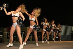 The Philadelphia Eagles Cheerleaders performing in 2008.