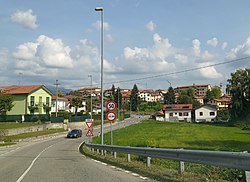 Skyline of Montano Lucino