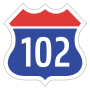 Expressway No.102 shield}}