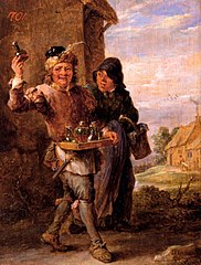 David Teniers, Un médecin de village (demi. XVIIe siècle)