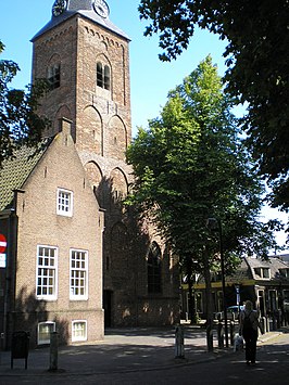 Geertekerkhof met de Geertekerk te Utrecht