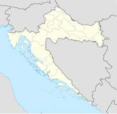 Gata massacre is located in Croatia