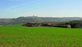 A general view of Lectoure