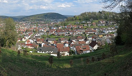 Blick über die Stadt vom Ehrenkreuz