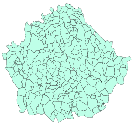 Provincia di Cuenca – Mappa