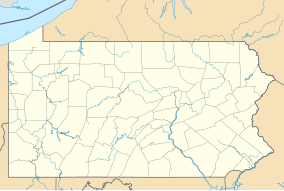 Map showing the location of Keystone State Park