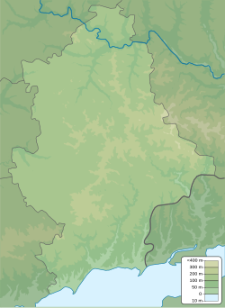 Svitlodarsk is located in Donetsk Oblast