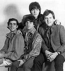 The band in 1966. Standing in back: Dino Danelli. Sitting in front (L-R): Felix Cavaliere, Eddie Brigati and Gene Cornish