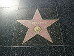 Jerry Lewis stjärna på Hollywood Walk of Fame.