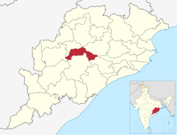 Location in Odisha, India