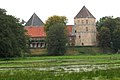 Wohnturm (rechts) von Schloss Rheda, Nordrhein-Westfalen